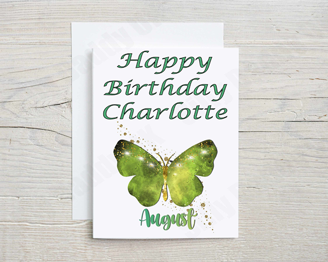 Butterfly Birthday August