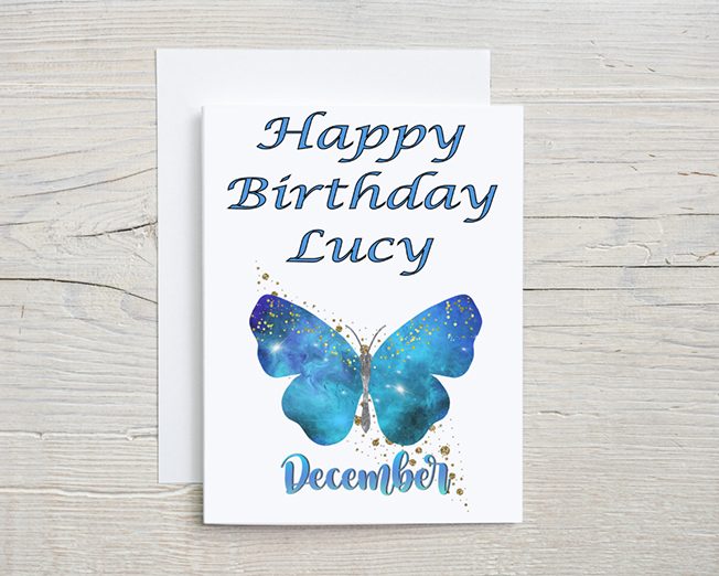 Butterfly Birthday Decmber