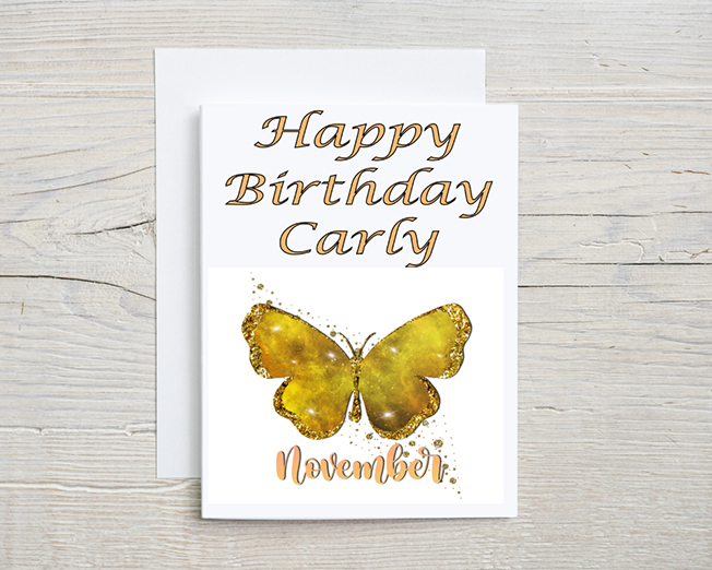 Butterfly Birthday November